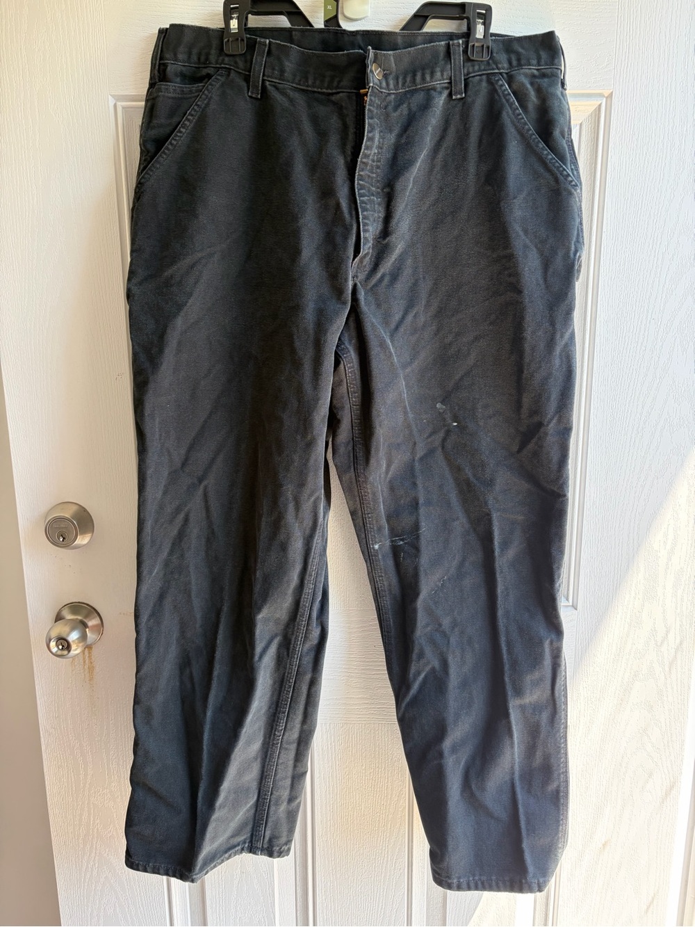 Men's Black Carhartt Work Pants